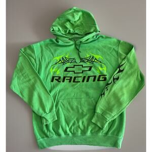 Chevy Racing Official GM Hoodie Sweatshirt Men’s Size S Y2K-inspired tribal NWOT